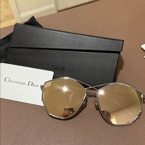 Dior Metallic Silver Sunglasses